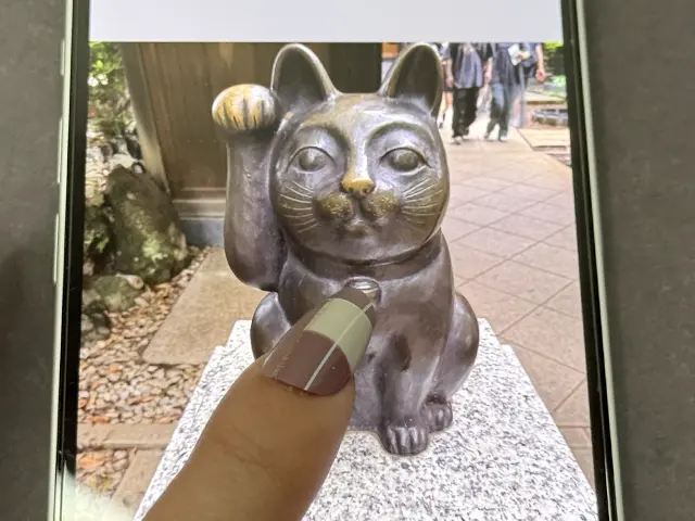 iPhoneの写真を長押し