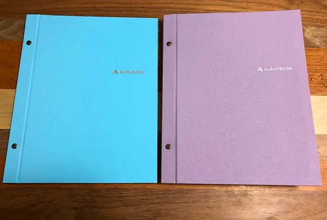 アルバスのオリジナルアルバム「ALBUSBOOK（アクア・ラベンダー）」